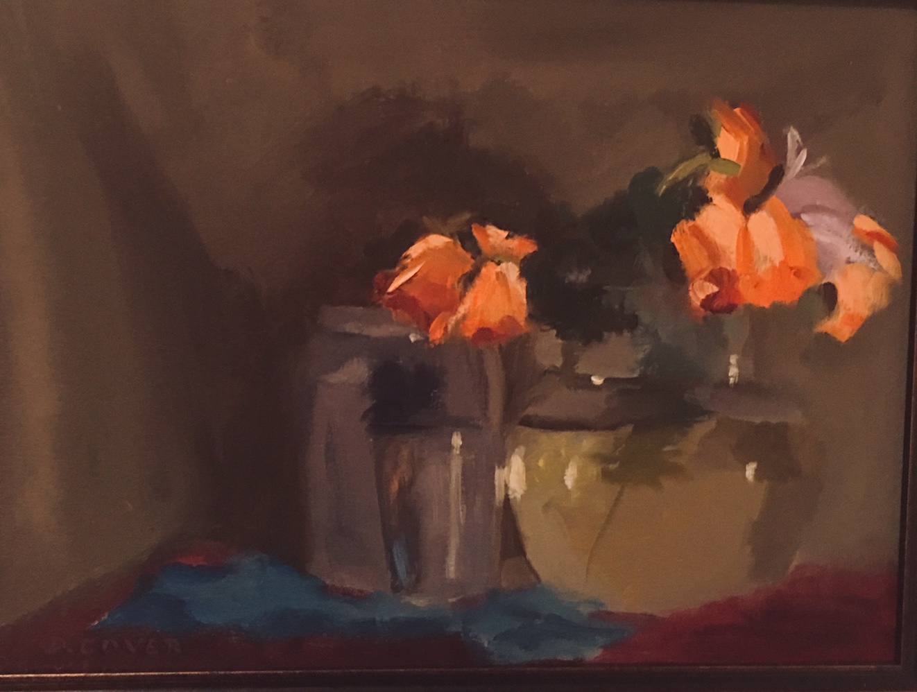 Orange Flowers in a Vase